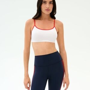 Splits59 SEALED! NWT! The Loren Seamless Bra in Wht/Lotus Red. Sz M/L. R2S!!